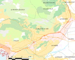 Map commune FR insee code 83144